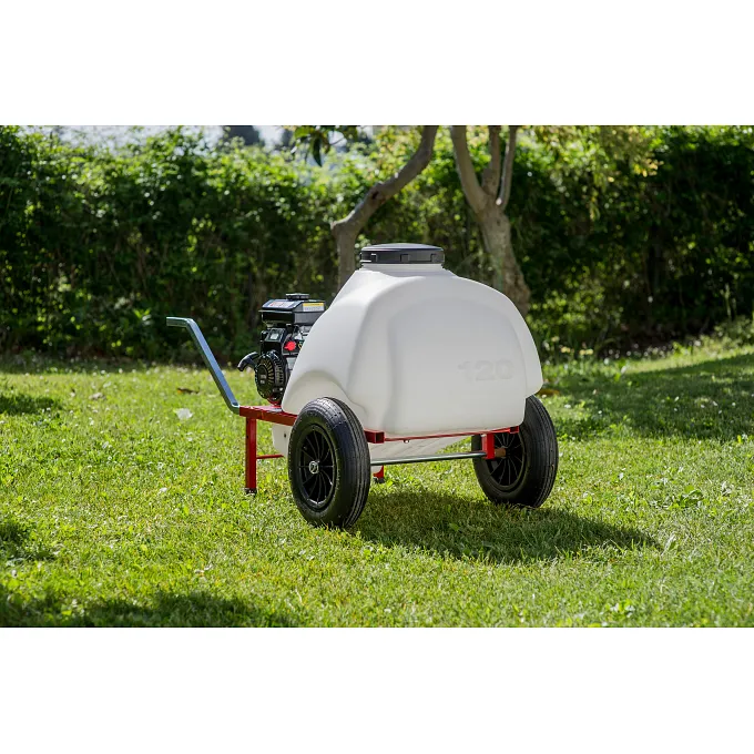 Sbaraglia Motopompa irrorazione carrellata Acqua Spray Mod.M25-120