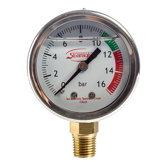 Sbaraglia Manometro serbatoio attacco radiale 1/4